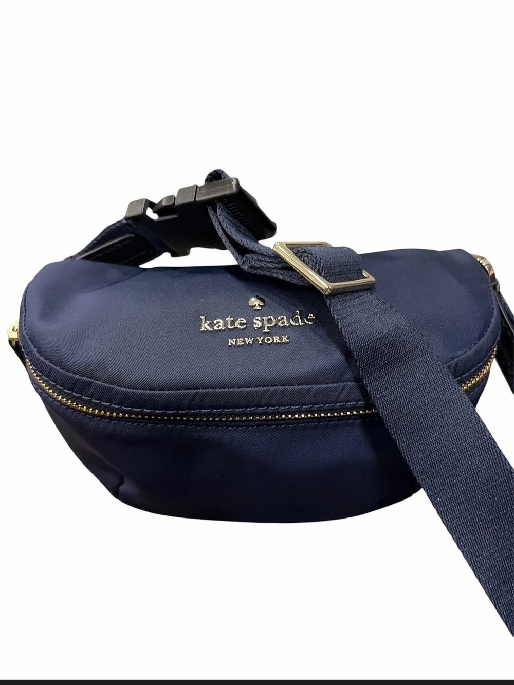 Kate Spade New York Navy Nylon Belt Bag